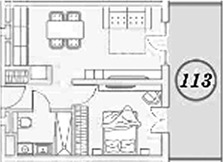 2-комн. квартира, 40.3 м² в ЖК ГК Сан Гарден Хотел&СПА — фото 2