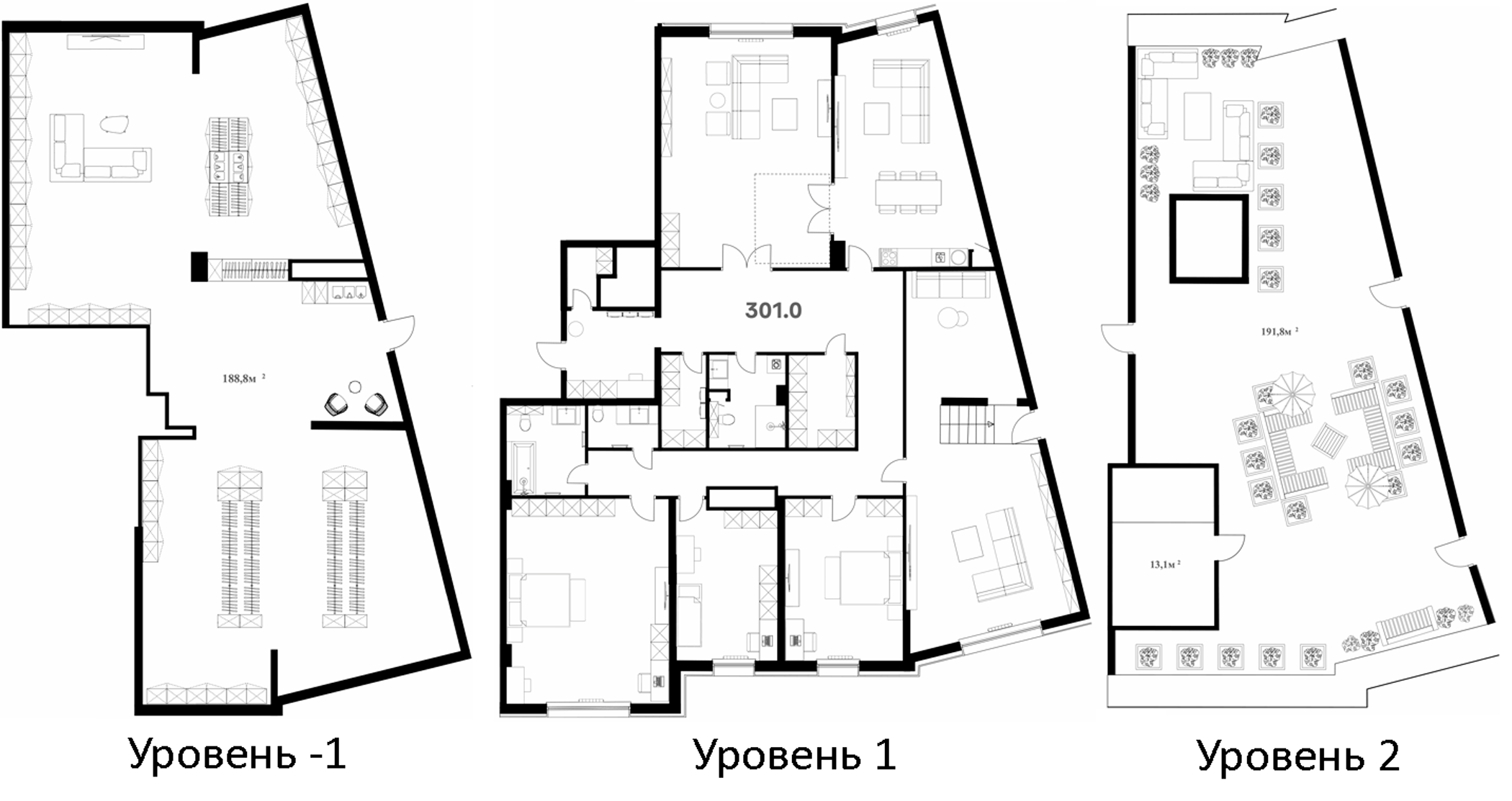 Свободная планировка RIVER HOUSE Щелково
