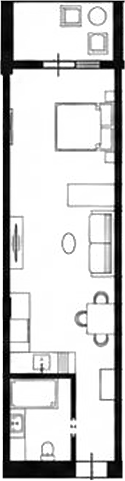 Студия Atrium Avenue