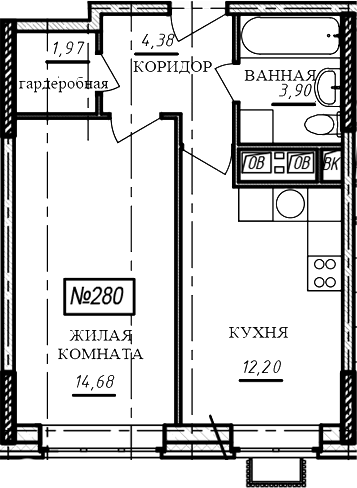 1-комн. Краснофлотский