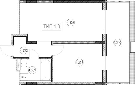 Студия квартира, 30.8 м² в ЖК ГК Сан Гарден Хотел&СПА — фото 2