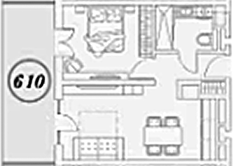 2-комн. квартира, 40.1 м² в ЖК ГК Сан Гарден Хотел&СПА — фото 2