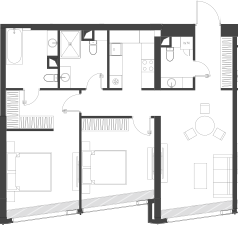 Студия, 83.85 м², 36/85 этаж, ЖК «Дом Дау»