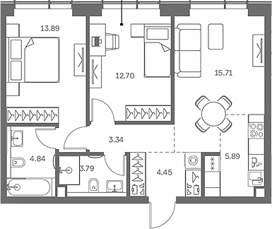 3-комн. TATE
