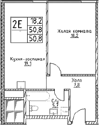 2-комн. Наметкин Тауэр