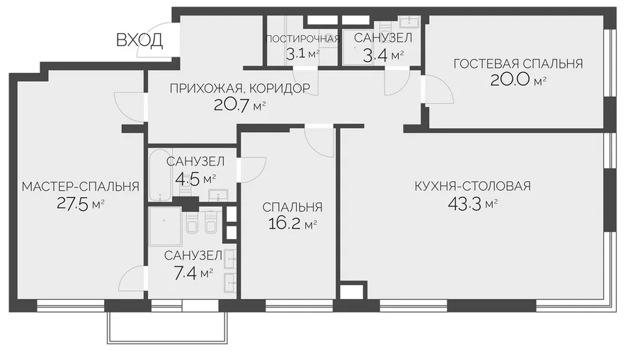 4-комн. Внуково Кантри Клуб