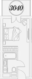 Студия, 26.3 м², 3/7 этаж, ЖК «ГК Сан Гарден Хотел&СПА»