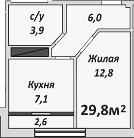1-комн. Европейский