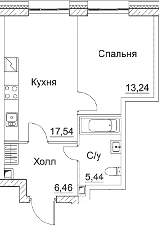 2-комн. СЕЗАР СИТИ