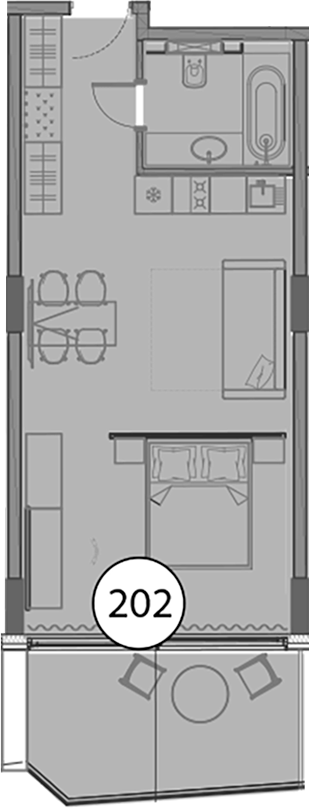 Продается 1-комн. квартира, 50.8 м²
