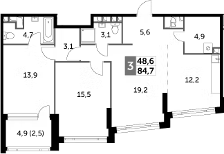 3-комн. Роттердам