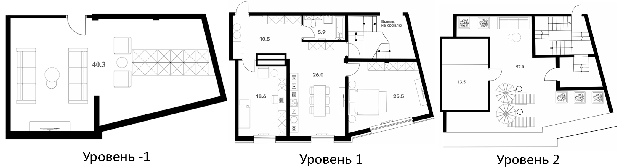 Свободная планировка RIVER HOUSE Щелково