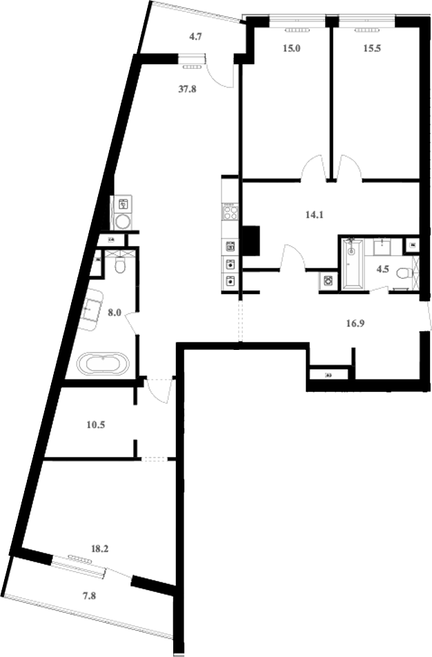 Свободная планировка RIVER HOUSE Щелково