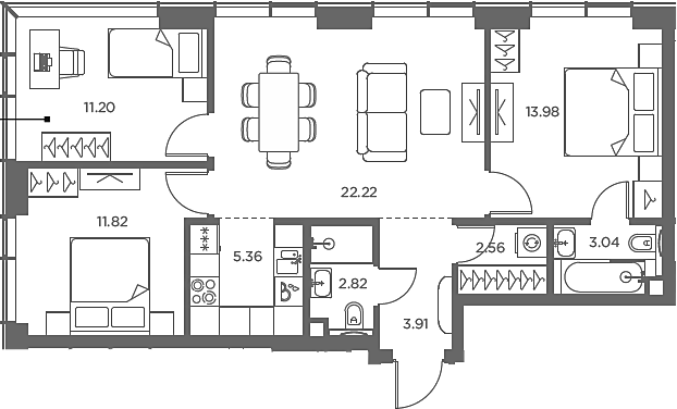 4-комн. TATE