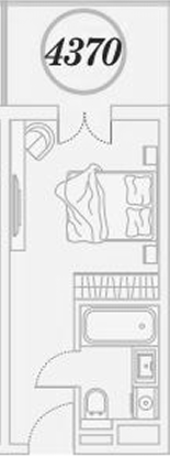 Студия квартира, 26.1 м² в ЖК ГК Сан Гарден Хотел&СПА — фото 2
