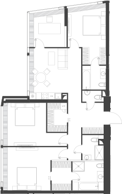 Студия, 129.72 м², 24/85 этаж, ЖК «Дом Дау»