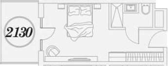 Студия квартира, 30.8 м² в ЖК ГК Сан Гарден Хотел&СПА — фото 2