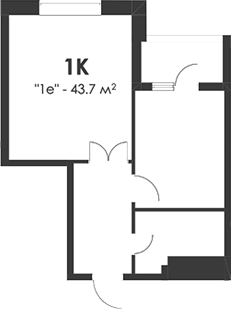 1-комн. квартира, 40.2 м² в ЖК Выбор — фото 2