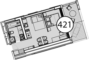 Продается 1-комн. квартира, 47.7 м²