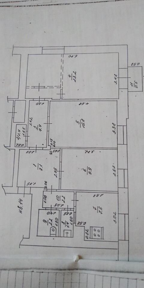 3-комн., 75.2 м², 4/4 этаж, Анапа — фото 4