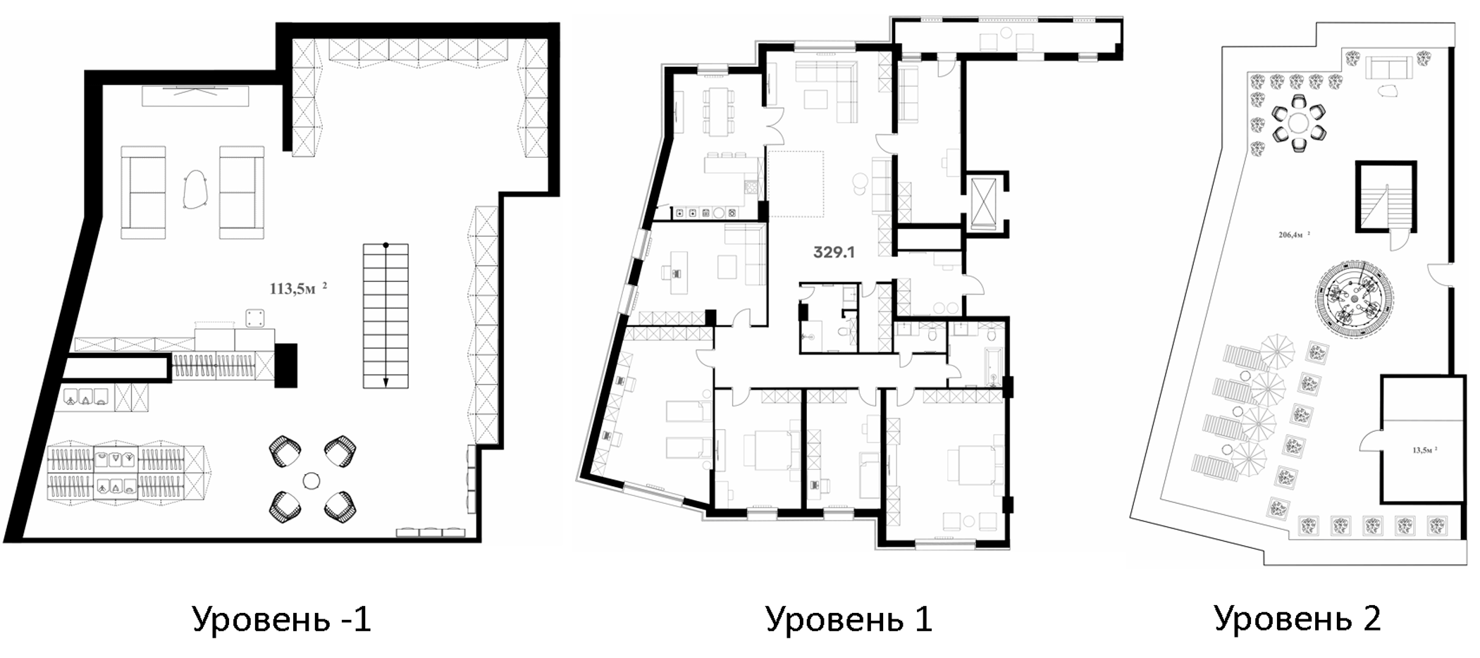 Свободная планировка RIVER HOUSE Щелково