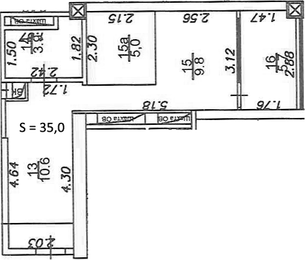 Студия, 29.3 м², 17/22 этаж, ЖК «Азимут Plus Residence»