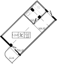 Студия квартира, 27.31 м² в ЖК Лучи — фото 2