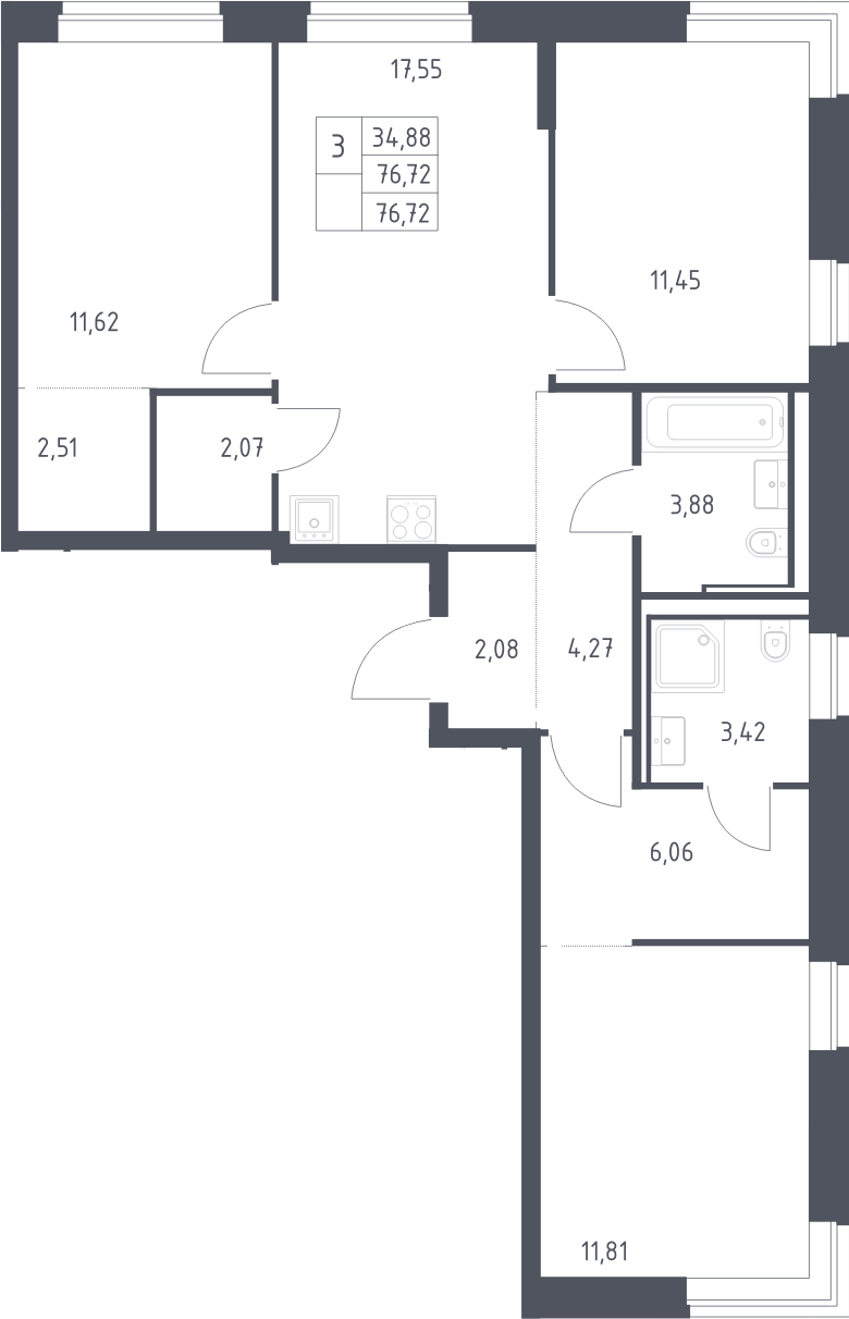 4-комн. Литературный Квартал