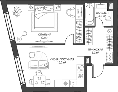 2-комн. СВЕТ