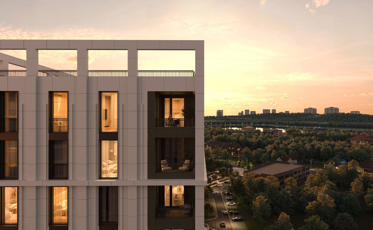 Студия квартира, 35.2 м² в ЖК Дом у озера Моне — фото 5