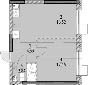 1-комн. N'ICE LOFT