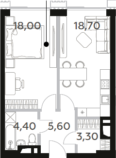 2-комн. Will Towers