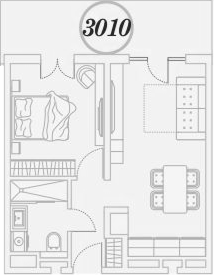 1-комн. квартира, 41 м² в ЖК ГК Сан Гарден Хотел&СПА — фото 2