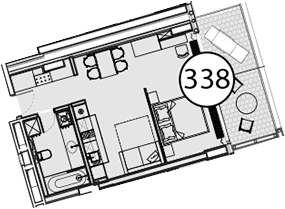 Продается 1-комн. квартира, 56.9 м²