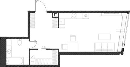 Свободная планировка Дом Дау