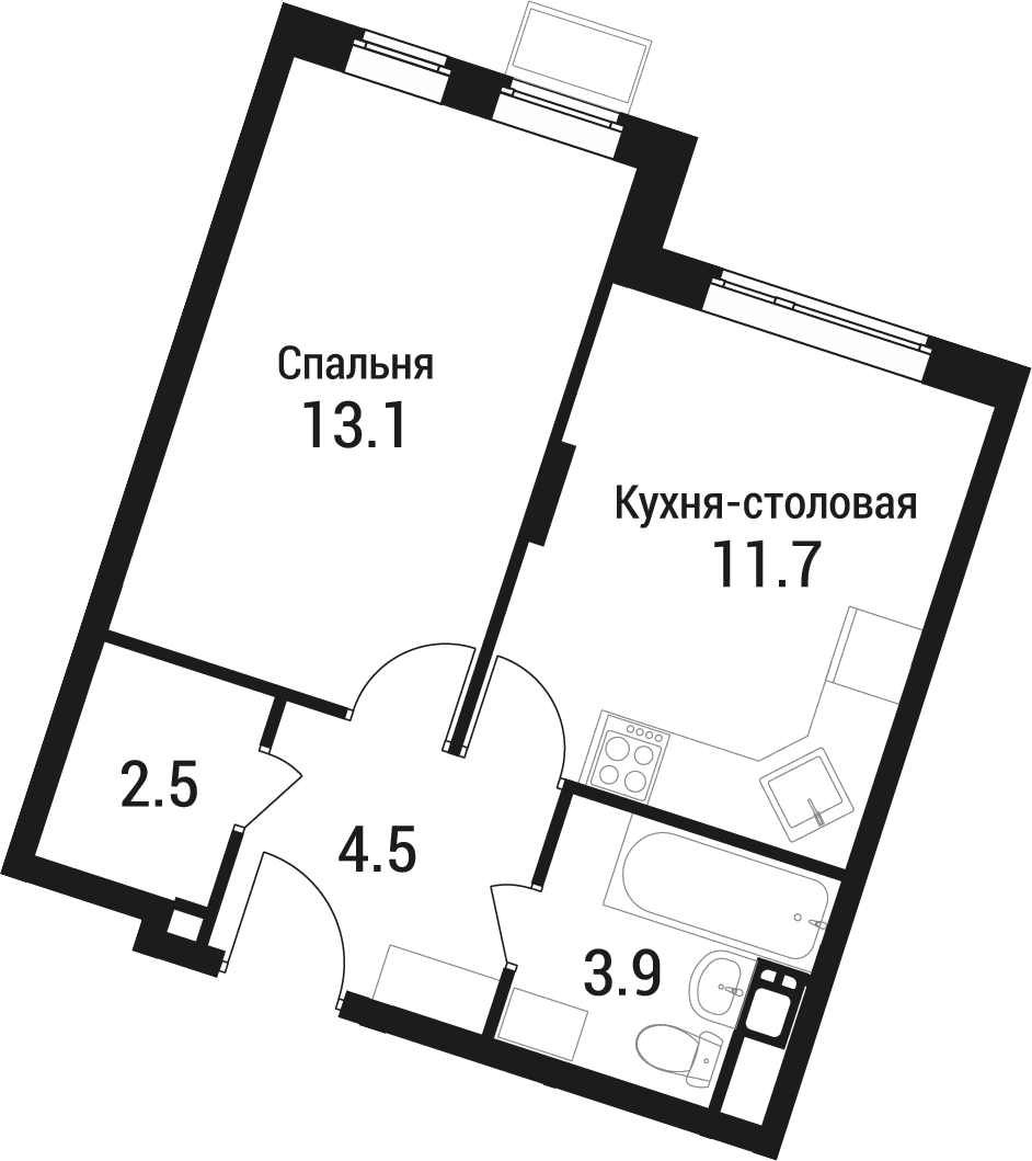 1-комн. Дом в Малаховке