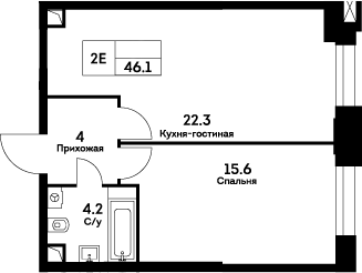 2-комн. ЭВЕР