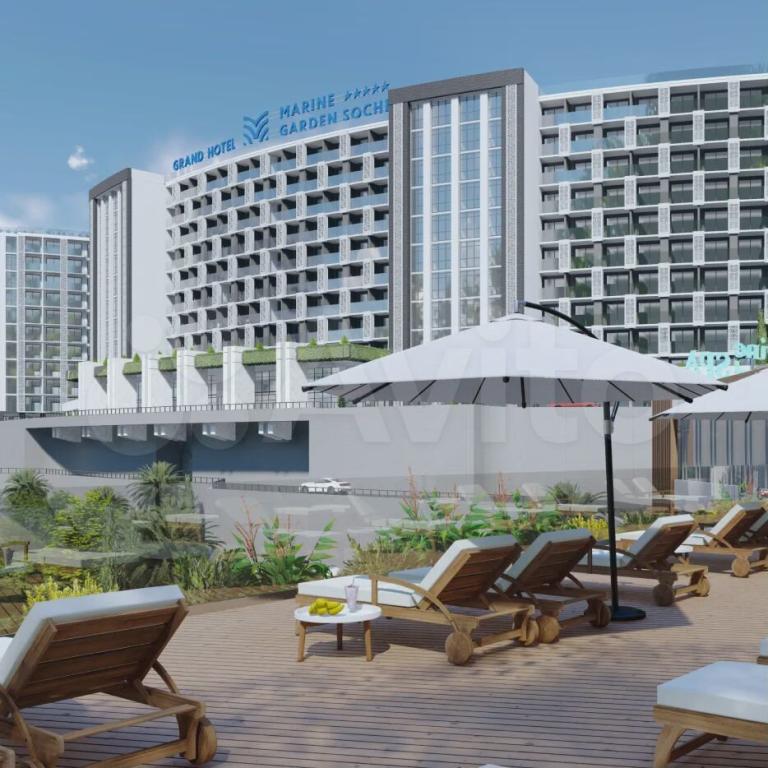 1-комн. квартира, 34.4 м² в ЖК Гостиничный комплекс GRAND Marine Garden 5 — фото 5