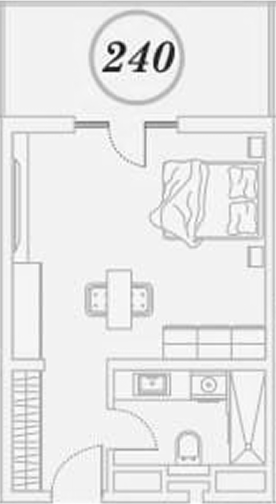 Студия квартира, 30.8 м² в ЖК ГК Сан Гарден Хотел&СПА — фото 2