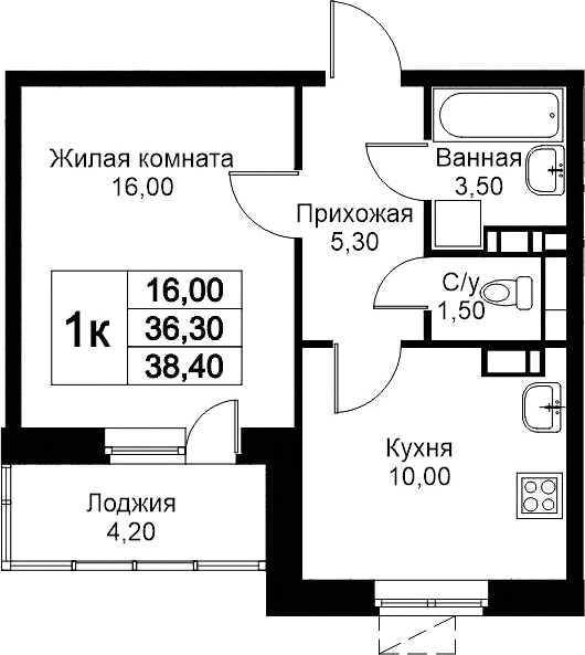 1-комн. Кашинцево