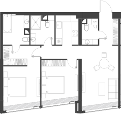 Студия, 83.85 м², 28/85 этаж, ЖК «Дом Дау»