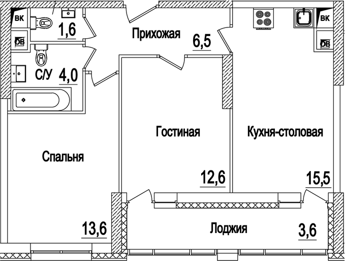 3-комн. Рассказово