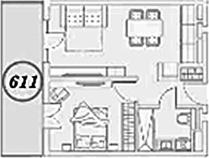 2-комн. квартира, 40.3 м² в ЖК ГК Сан Гарден Хотел&СПА — фото 2