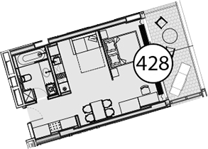 Продается 1-комн. квартира, 55.1 м²