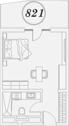 Студия квартира, 31.5 м² в ЖК ГК Сан Гарден Хотел&СПА — фото 2