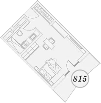Студия квартира, 30.8 м² в ЖК ГК Сан Гарден Хотел&СПА — фото 2