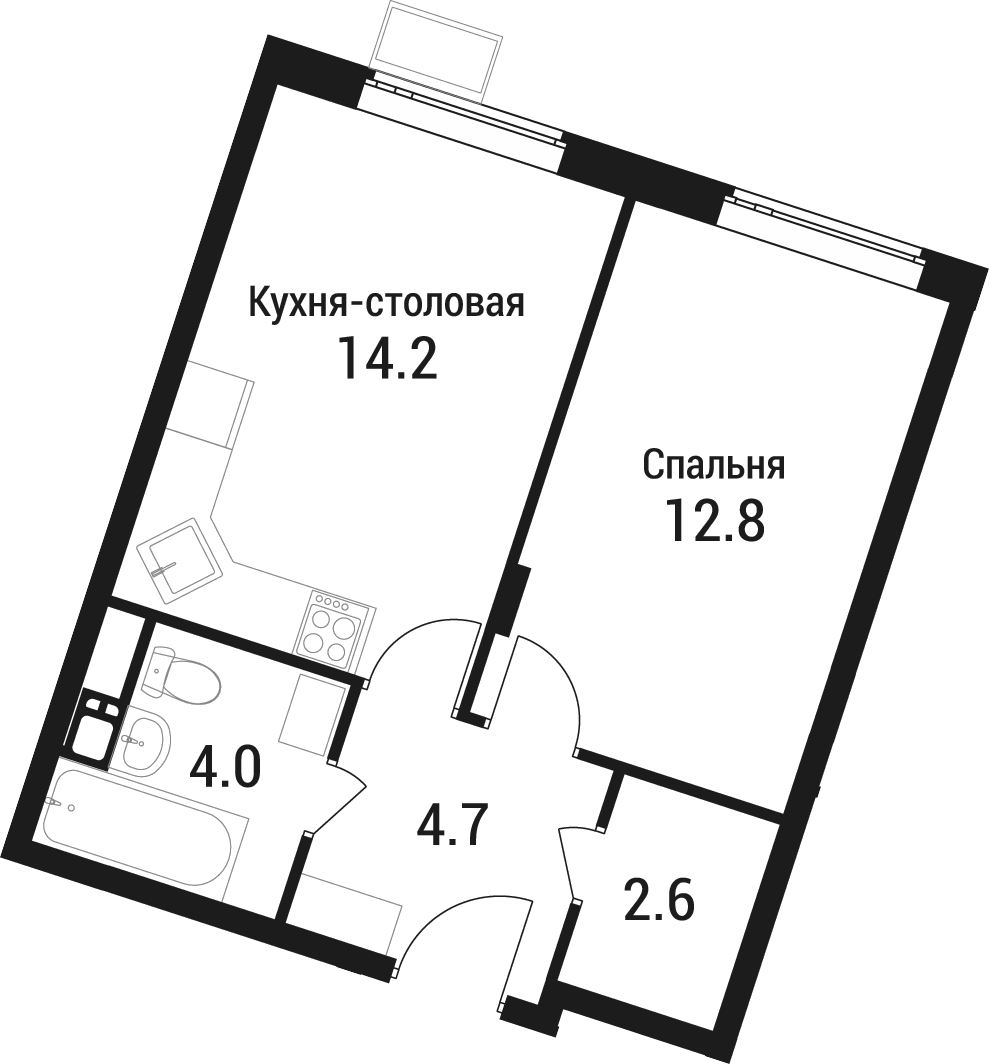 1-комн. Дом в Малаховке