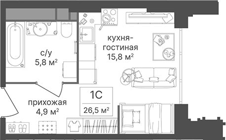 Студия Гостиничный комплекс Варшавские ворота