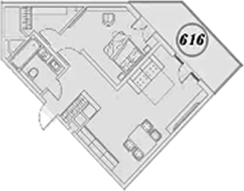 2-комн. квартира, 59.3 м² в ЖК ГК Сан Гарден Хотел&СПА — фото 2