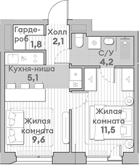 2-комн. НАТИВ